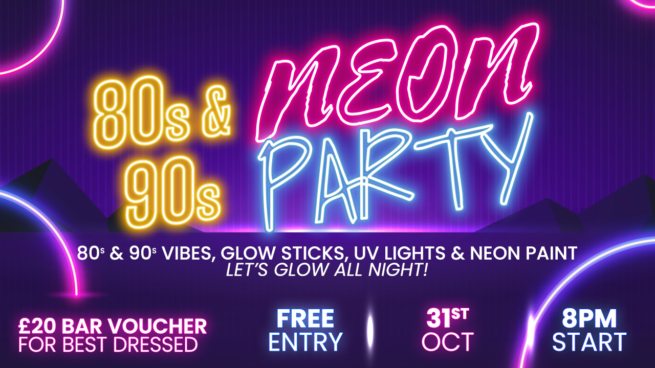 90s Neon Party TV Advert