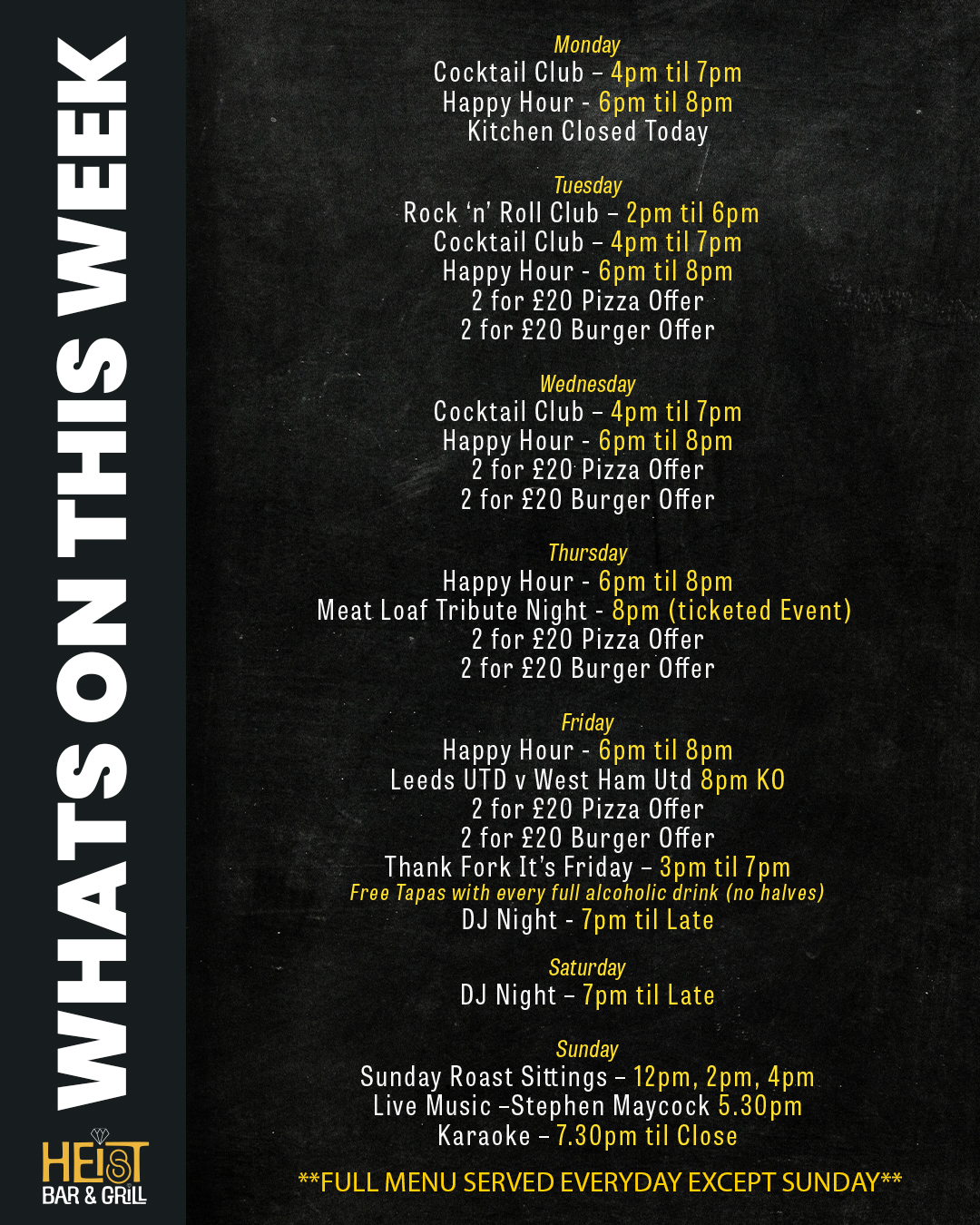 Whats On This Week Oct 20th