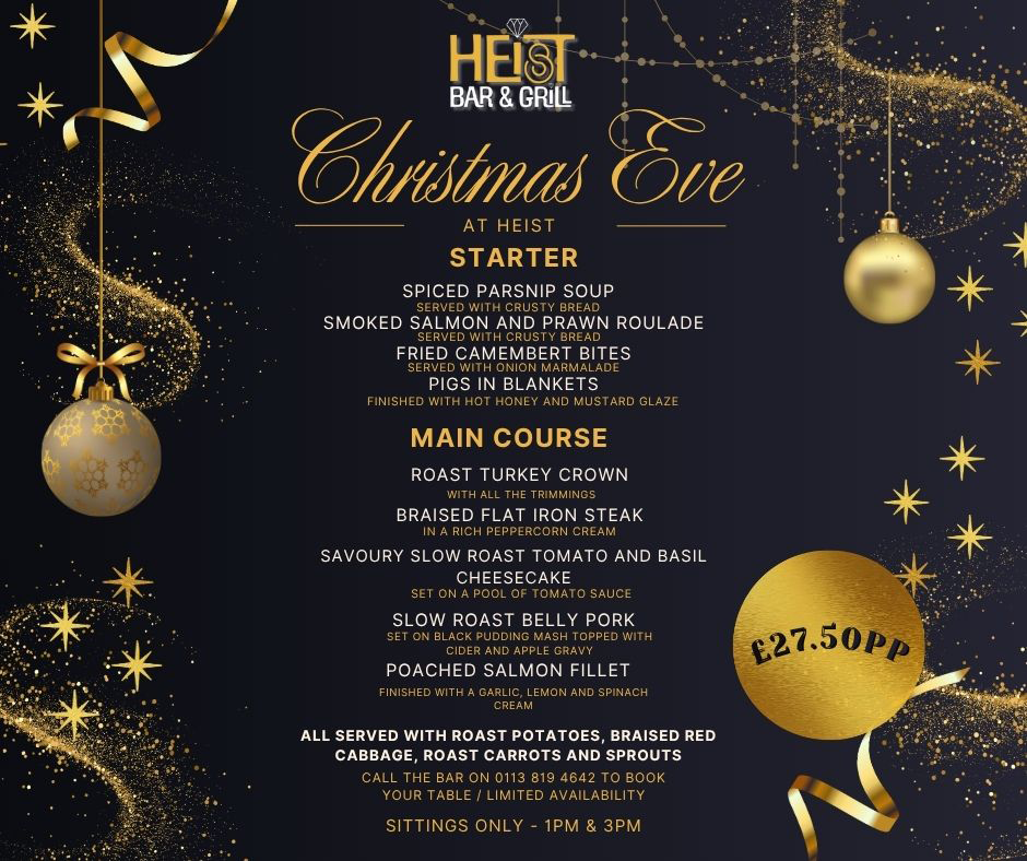 Christmas Eve - Heist Bar